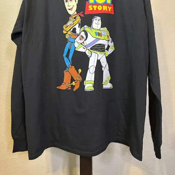Disney PixarToy Story Black L/S T Shirt Size Large Unisex - Picture 2 of 3